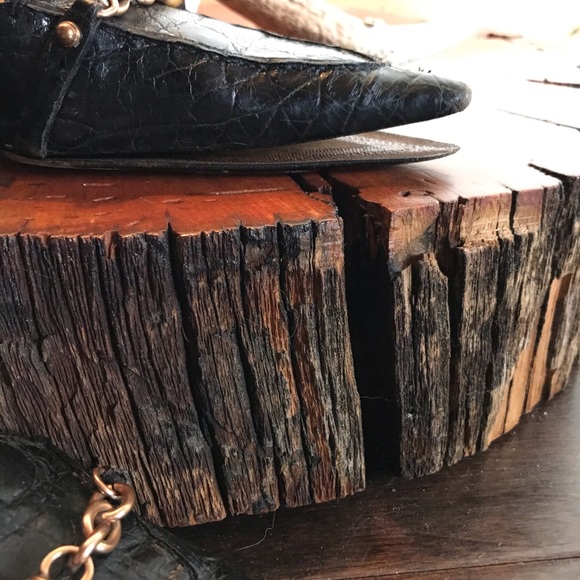 Gucci Black Crocodile Mules - Picture 5 of 8